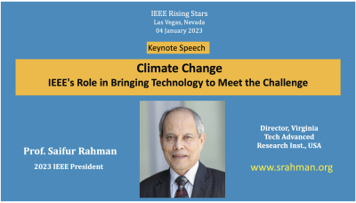 Climate Change: IEEE’s Role in Bringing Technology to Meet the Challenge